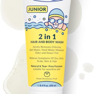 Junior After Swim Hair and Body Wash - Gently Removes Pool Chlorine and Odors