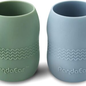 PandaEar (2 Pack) 100% Small Silicone Training Cup