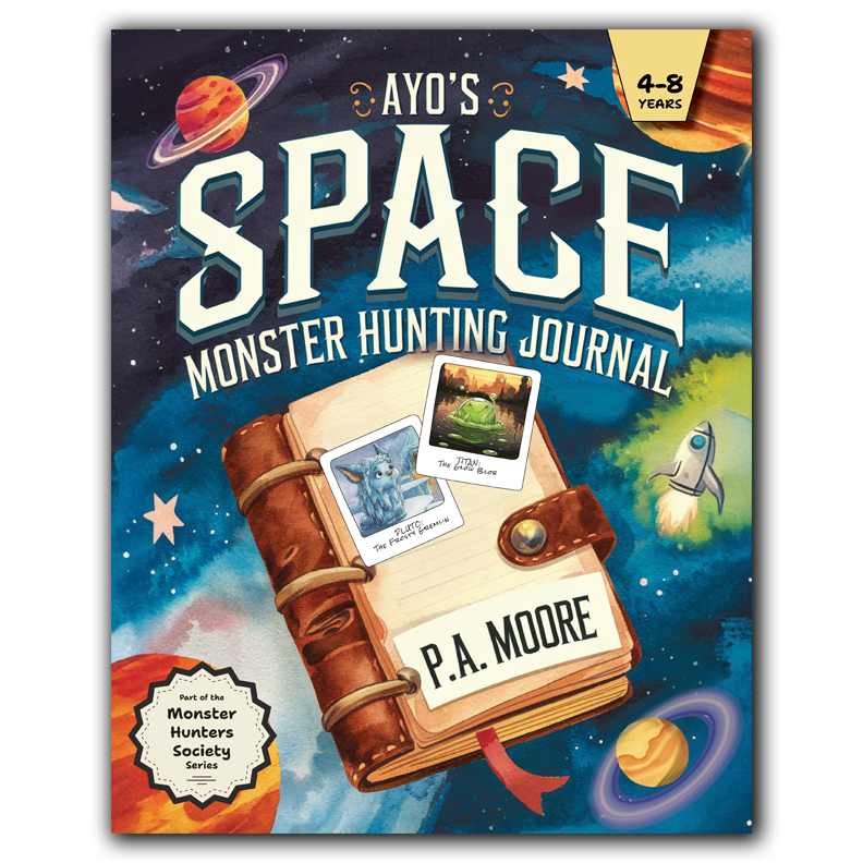 Book Cover: Ayo's SPACE Monster Hunting Journal